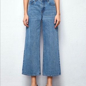 Vintage stone wash high waist jeans
